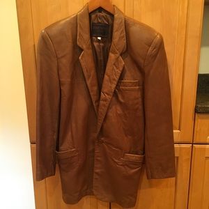 Vintage Leather Sports Jacket